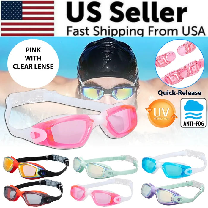 Pink with Clear Lenses