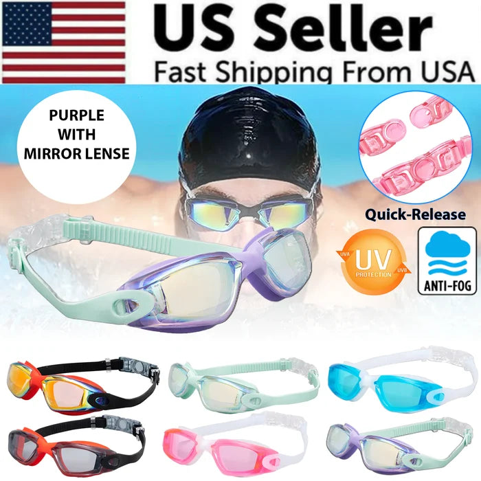 Purple with Mirrored Lenses