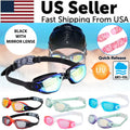 Black with Mirrored Lenses