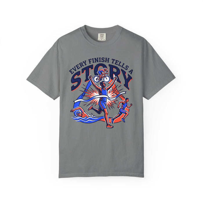 T-Shirt — "Every Finish Tells a Story" Runner Graphic Tee