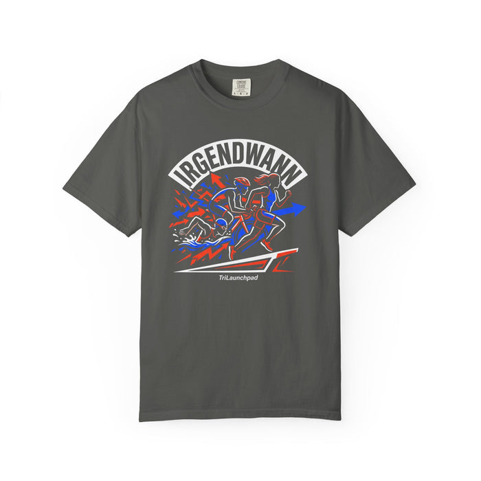 T-Shirt — 'Irgendwann' Vintage Runner Graphic Tee