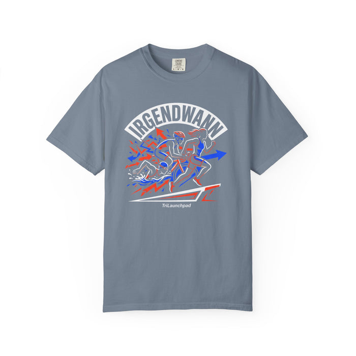 T-Shirt — 'Irgendwann' Vintage Runner Graphic Tee