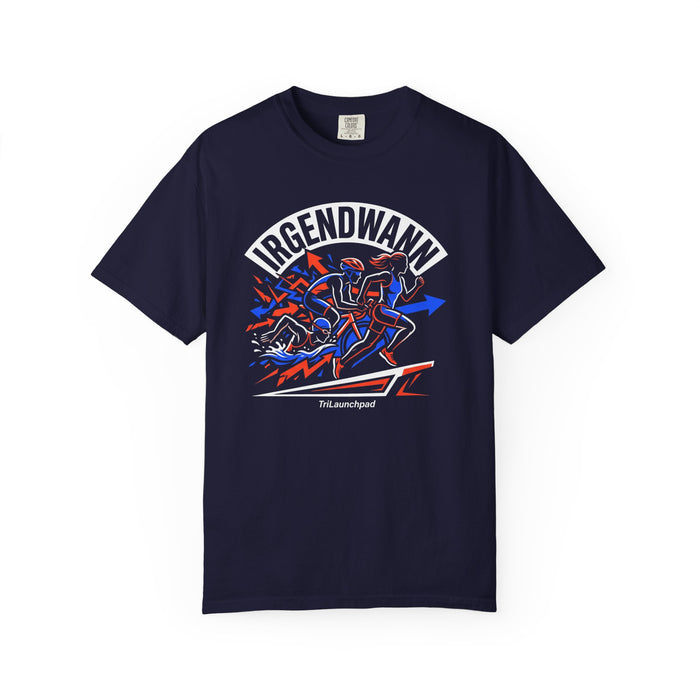 T-Shirt — 'Irgendwann' Vintage Runner Graphic Tee
