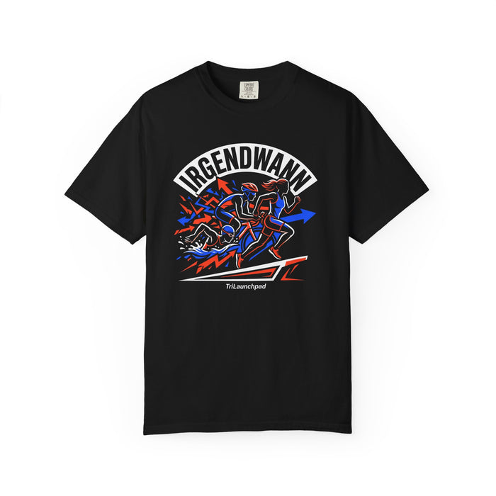 T-Shirt — 'Irgendwann' Vintage Runner Graphic Tee