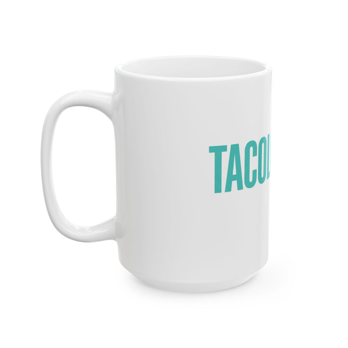 Taco Loading Mug — Funny Foodie Ceramic Coffee Cup (11oz & 15oz)