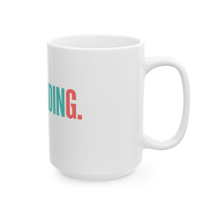 Taco Loading Mug — Funny Foodie Ceramic Coffee Cup (11oz & 15oz)