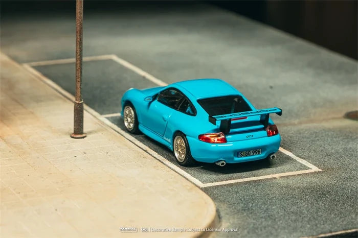 Tarmac Work 1:64 RWB 997 Black / 190 E GT3 Fire Monkey Diecast Model Car