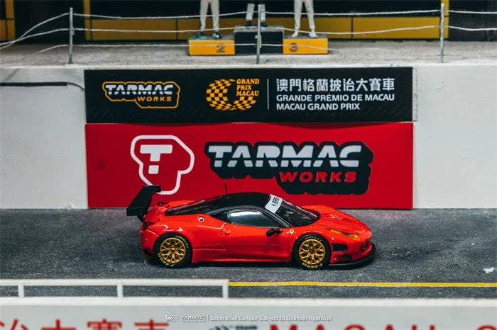 Tarmac Works 1:64 458 Italia GT3 Red IXO Models Diecast Model Car