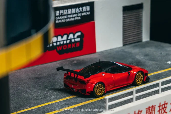 Tarmac Works 1:64 458 Italia GT3 Red IXO Models Diecast Model Car