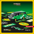 Tarmac Works 1:64 Dodge Van Delivery Van Diecast Model Car
