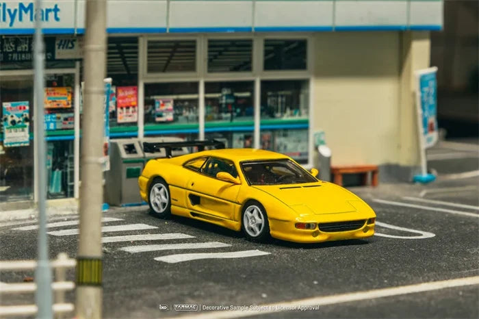 Tarmac Works 1:64 F355 Challenge Yellow Diecast Model Car