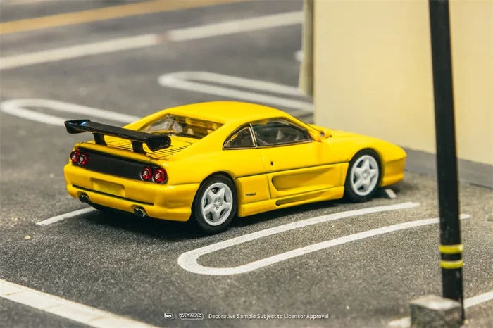 Tarmac Works 1:64 F355 Challenge Yellow Diecast Model Car