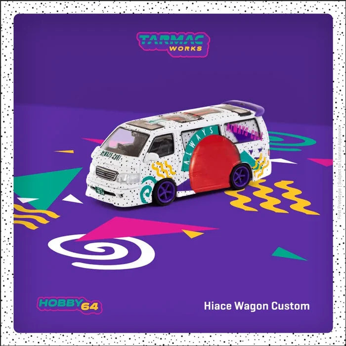 Tarmac Works 1:64 Hiace Wagon Custom CC Delivery Van Diecast Model Car