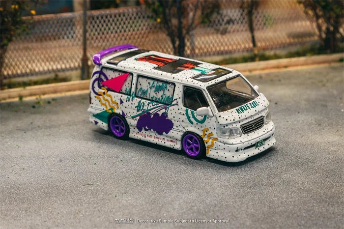Tarmac Works 1:64 Hiace Wagon Custom CC Delivery Van Diecast Model Car