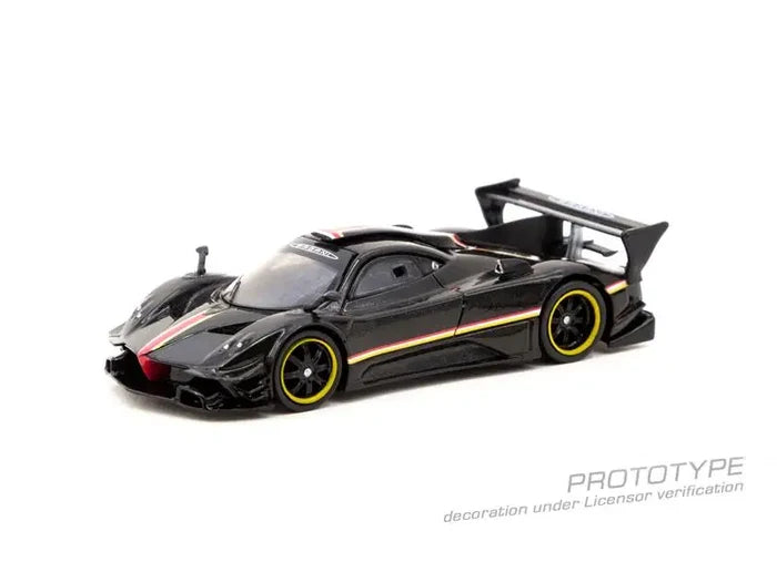 Tarmac Works 1:64 Pagani Zonda Revolución Nero Oro Black Diecast Model Car