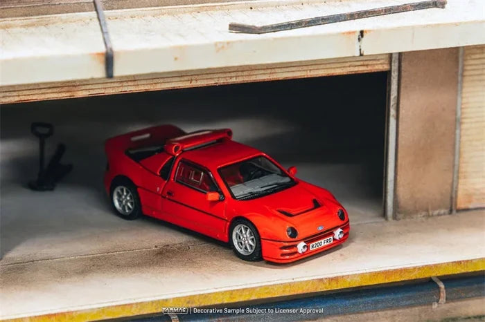 Tarmac Works 1:64 RS200 Red Diecast Model Car
