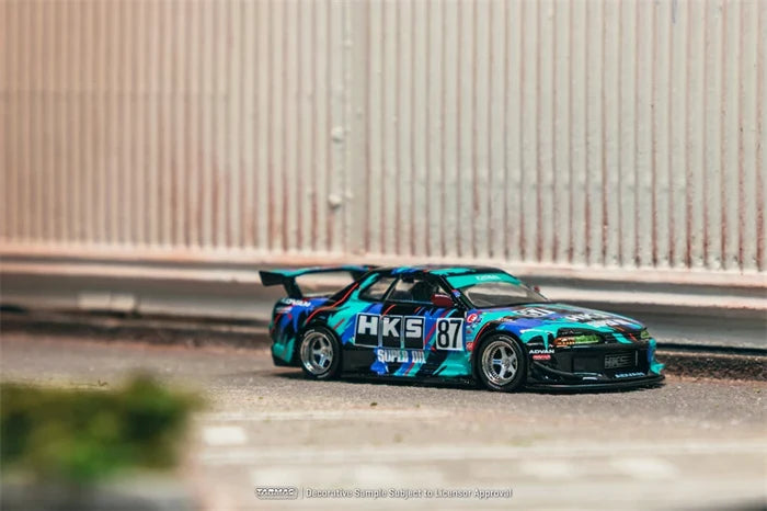Tarmac Works 1:64 Skyline R32 HKS Widebody Die-Cast Car Model Miniature Gifts