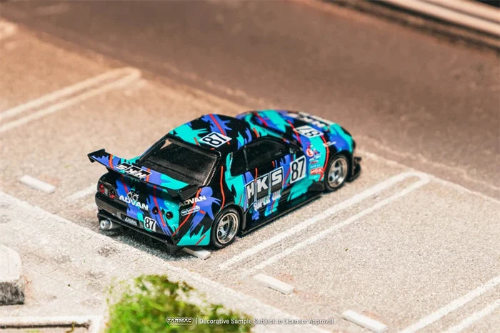 Tarmac Works 1:64 Skyline R32 HKS Widebody Die-Cast Car Model Miniature Gifts