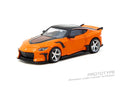 Tarmac Works 1:64 VeilSide FFZ400 Fairlady Z Orange Diecast Model Car