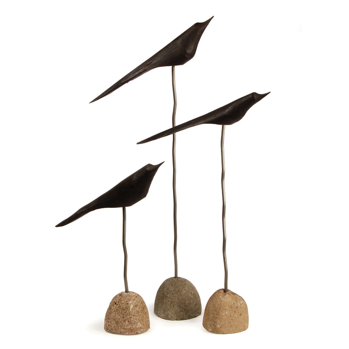 The Flock, Set of 3 – Black