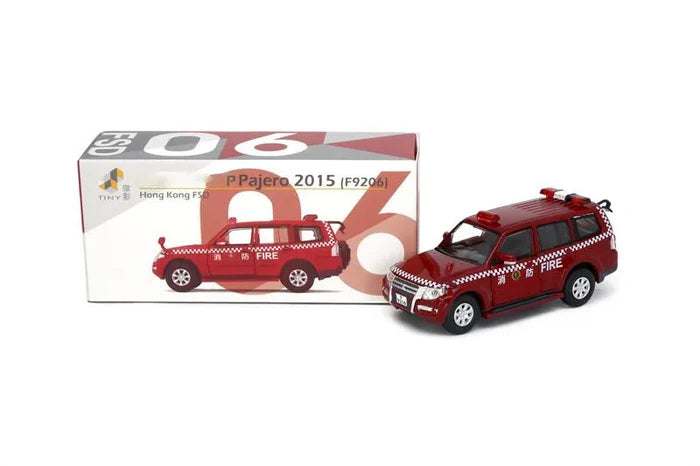 TINY 1:64 126 Pajero FIRE 2015 (F9206) Diecast Model Car
