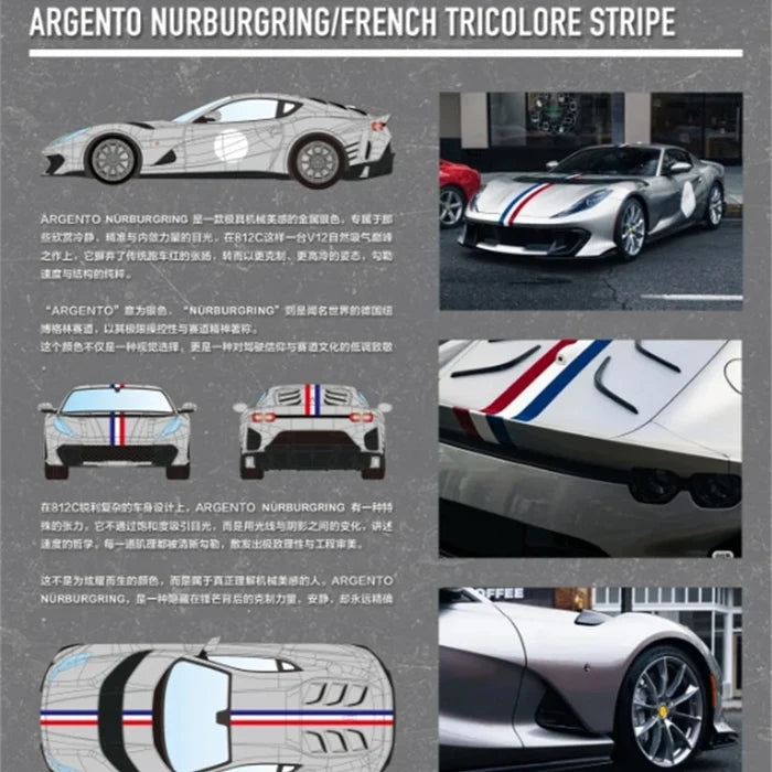 TOC Diecast 1:64 812 Competizione FE812C Diecast Model Car