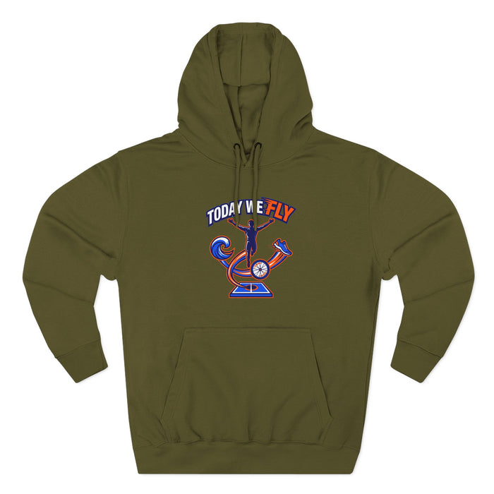 Today We Fly Hoodie — Retro Pilot Graphic Pullover