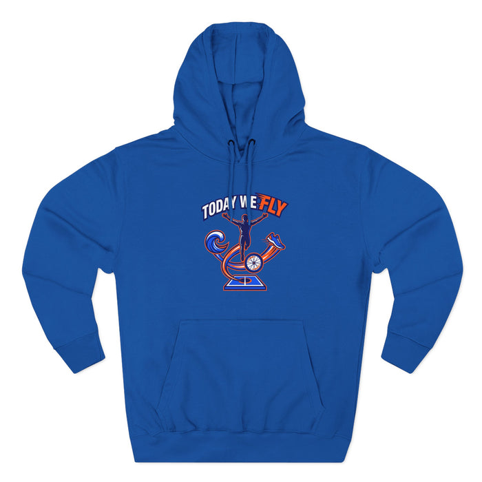 Today We Fly Hoodie — Retro Pilot Graphic Pullover