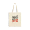 Tote Bag — "It's Not a Hobby, It's an Expensive Lifestyle" Cotton Canvas Tote
