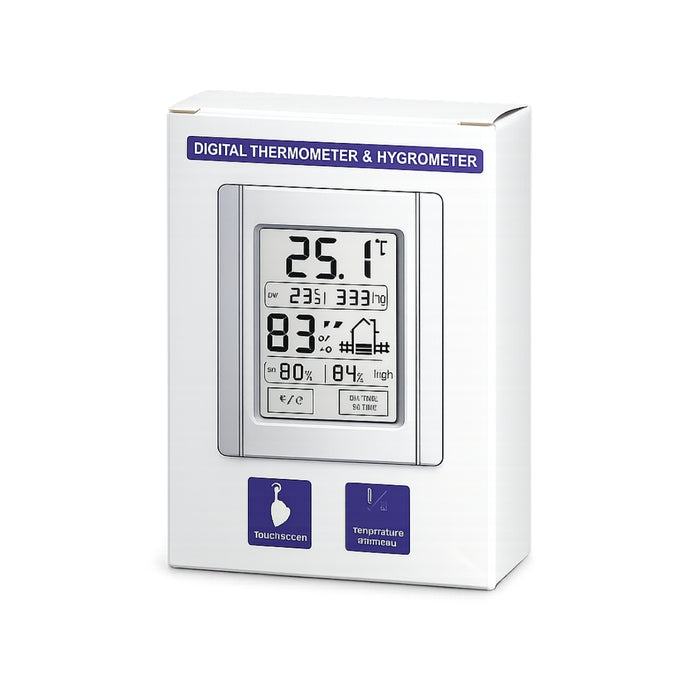 Touch-Screen Temperature & Humidity Meter
