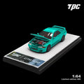 TPC 1:64 GTR R32 Green carbon fiber limited499 Diecast Model Car