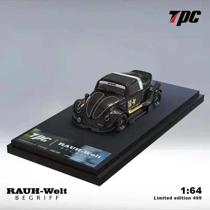 TPC 1:64 RWB Beetle JPS Black Gold limited499 Diecast Model Cars