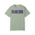 Tri and Error. T-Shirt — Funny Beginner Triathlon Tee