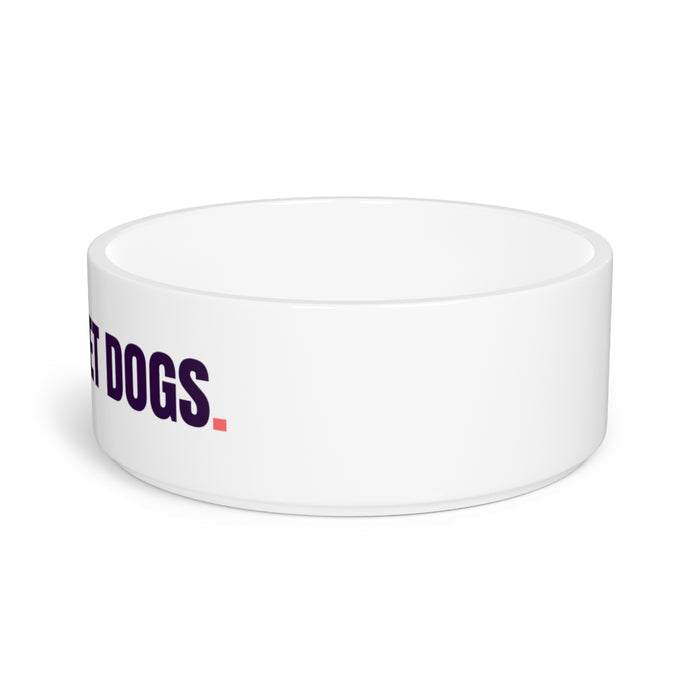 Tri Hard. Pet Dogs. bowl ceramic