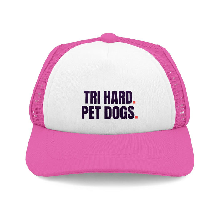 Tri Hard. Pet Dogs. hat