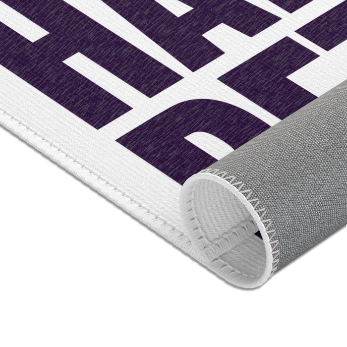 Tri Hard. Pet Dogs. Transition Mat — Triathlon Dog Lover Area Rug