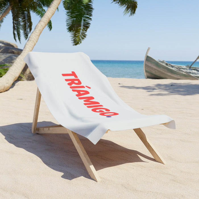 Triámigo Beach Towel – Bold Spanish Friendship Beach Towel
