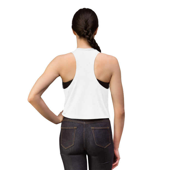 Triathlet mit Herz Crop Top – Schwimmen • Radfahren • Laufen Women's
