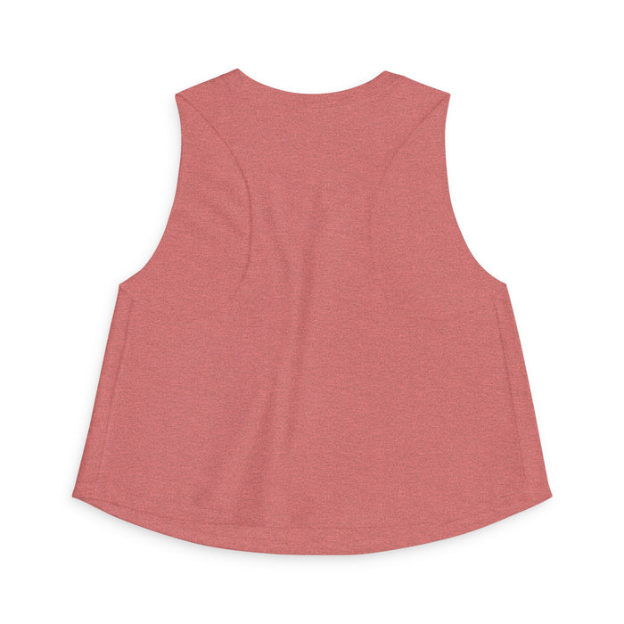 Triathlet mit Herz Crop Top – Schwimmen • Radfahren • Laufen Women's