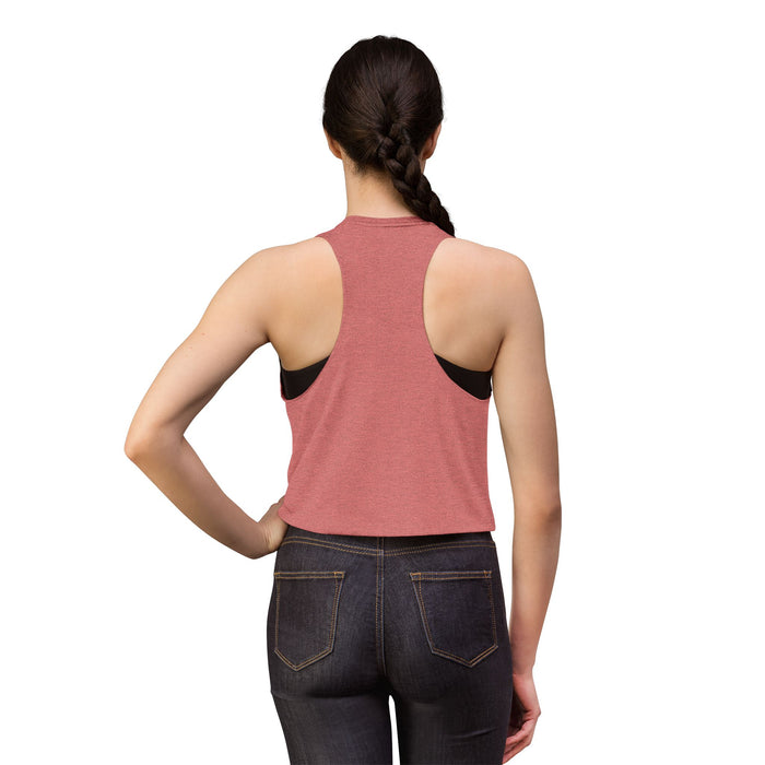 Triathlet mit Herz Crop Top – Schwimmen • Radfahren • Laufen Women's