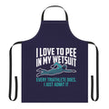 Triathlete Apron — "I Love to Pee in My Wetsuit" Funny Swim Racing G