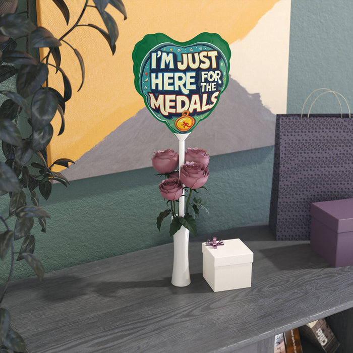 Triathlete Celebration Balloon 6" - Coated Mylar - Home Decor - lifestyle view for triathlon