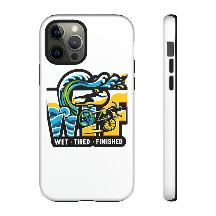 Triathlete Custom Phone Case - lifestyle view for triathlon