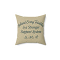 Triathlete Support Pillow — "Behind Every Triathlete is a Stronger S