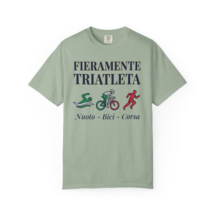 Triathlete T-Shirt "Fieramente Triatleta" – Nuoto, Bici, Corsa