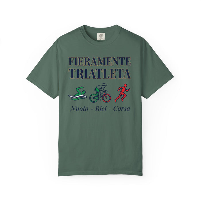Triathlete T-Shirt "Fieramente Triatleta" – Nuoto, Bici, Corsa