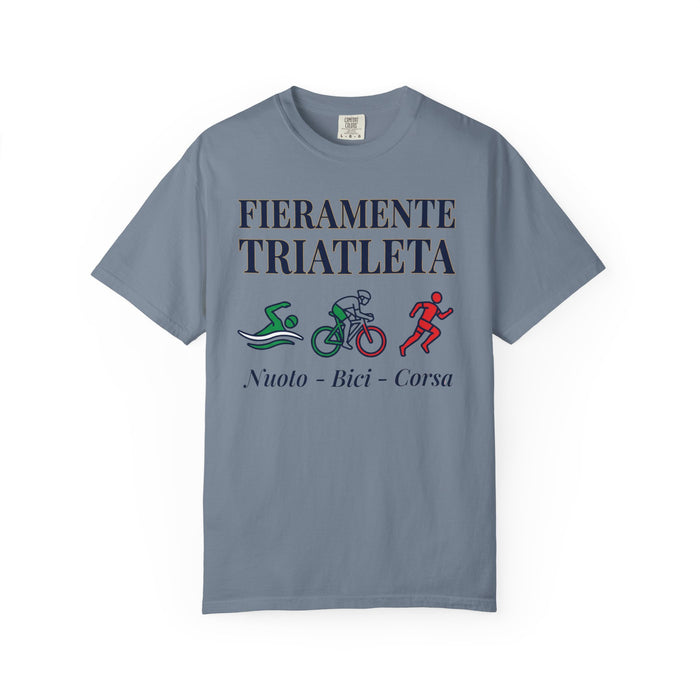 Triathlete T-Shirt "Fieramente Triatleta" – Nuoto, Bici, Corsa