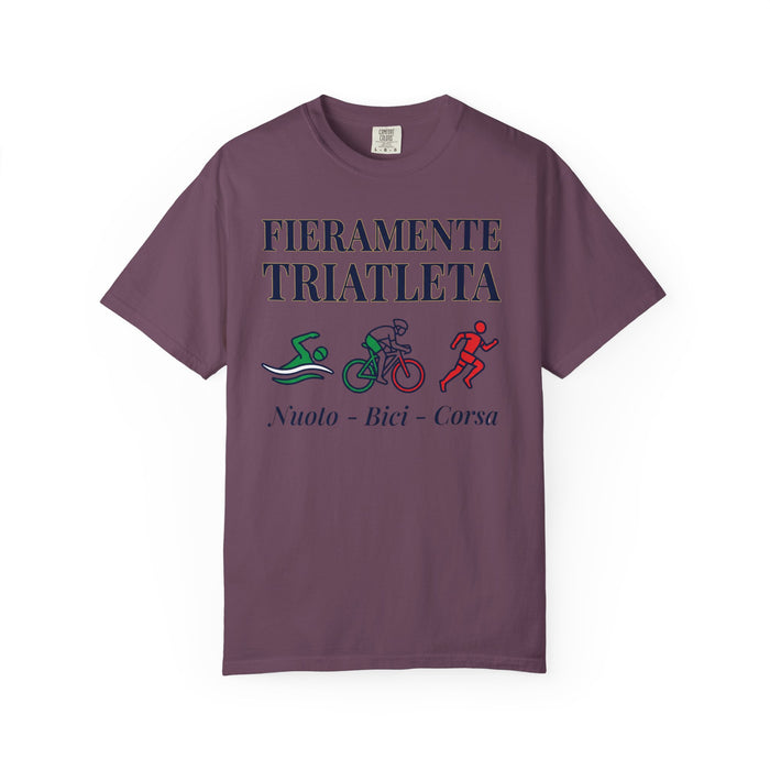Triathlete T-Shirt "Fieramente Triatleta" – Nuoto, Bici, Corsa