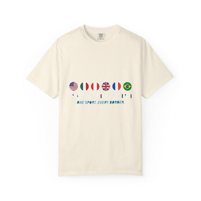 Triathletes of the World — Atlantic Bella+Canvas Unisex Tee — Swim B
