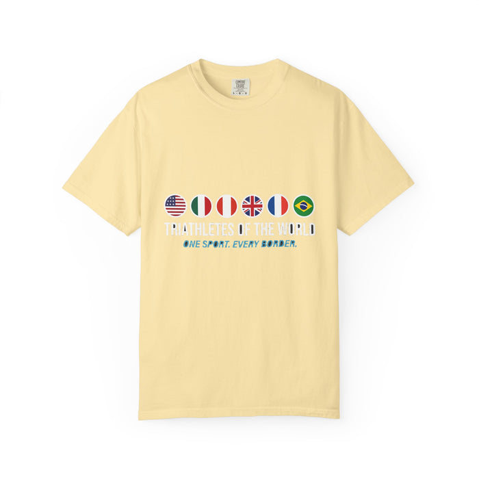 Triathletes of the World — Atlantic Bella+Canvas Unisex Tee — Swim B
